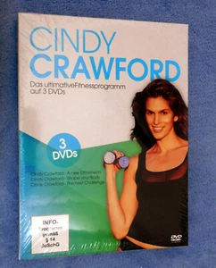 Cindy Crawford, Das ultimative Fitnessprogramm auf 3 DVDs, NEU/OVP in Folie - Bild 1 von 2