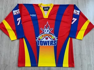 Pferdeturm Towers Hannover Game Worn Eishockey Trikot Hockey Jersey #77 FESER - Bild 1 von 13