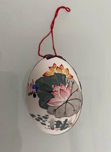 Huevo de Pascua pollo Pascua arbusto de Pascua colgante de Pascua hecho a mano 603/21 - Imagen 1 de 5