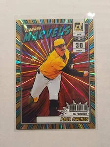 2025 Donruss Diamond Marvels Paul Skenes #1 Laser Parallel Pittsburgh Pirates - Picture 1 of 2