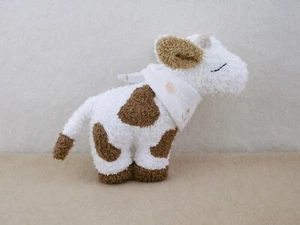 Kuh erstes Kuscheltier Frottee Plüschtier Kalb Schmusetier Baby Handarbeit - Bild 1 von 5