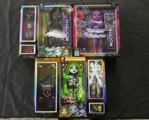 New! Lot Of 3 Rainbow High Shadow High Monique, Shanelle, & Neon Harley Dolls - Picture 1 of 2