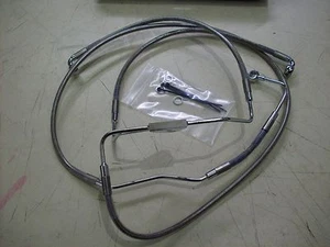 Kit de línea de freno SS DRAG SPECIALTIES trenzado longitud delantera estándar - 1741-2938 - Imagen 1 de 3