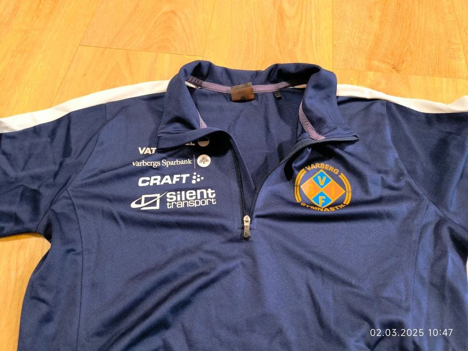 Chaqueta de Pista Varberg Gymnastik Vintage Artesanal Mujer Talla M Foto 1 de 4