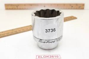 Blue Point U562 1-3/4" 3/4" Drive 12 Point SAE Chrome Socket USA - Picture 1 of 7