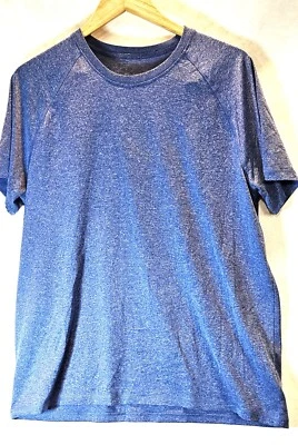 G.H.Bass Mens Short Sleeve Blue Crew Neck T-Shirt SZ L Athletic,Comfort, Sports - Image 1 of 4