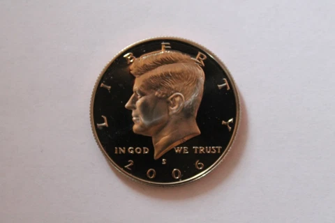 2006 S Kennedy Proof Clad Half US Dollar - 50C $.50 50 Cents Halve #1 Cover