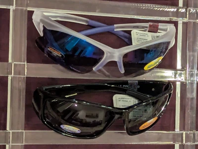 2 Pair Sunglasses Circle K L6 Black A6 White Clear Purple - Изображение 1 из 4