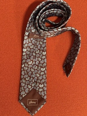 Brioni 100% Authentic Made in Italy Woven Silk Suit Tie The Height of Luxury - Image 1 of 4