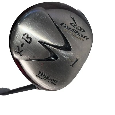 Wilson Beta Titanium Deep Red Fat Shaft Driver Grafalloy Pro Lite Regular 365cc - Image 1 of 4