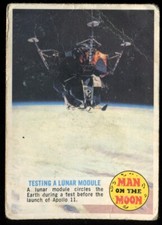 Trade Card, A&BC Chewing Gum, MAN ON THE MOON, 1970, Testing a Lunar Module