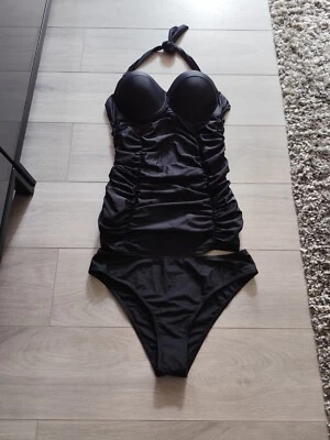 Tankini 50 style Schwarz Neckholder - Bild 1 von 4