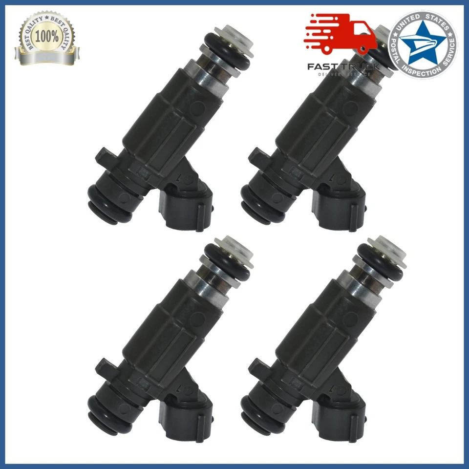 Inyectores de combustible 4 piezas para Nissan Urvan Sentra INFINITI G20 Subaru Legacy Forester Foto 1 de 4
