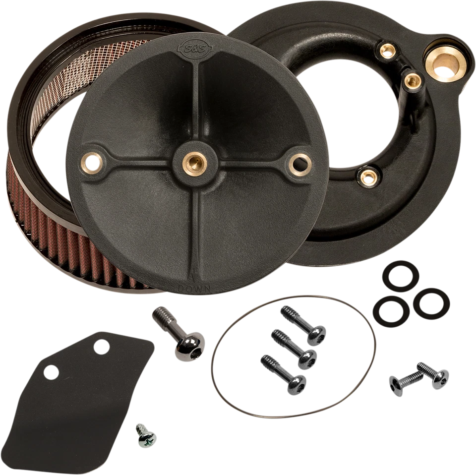 Kit de filtro de aire S&S Cycle Harley Davidson M8 2017+ Stealth sin cubierta Foto 1 de 1