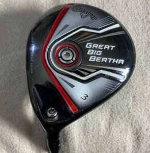 LH - Callaway Great Big Bertha - 3/15* Wood w/Kuro Kage 50g Stiff Graphite Shaft - Picture 1 of 11