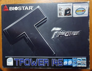 BIOSTAR TPOWER I45 ATX Motherboard Intel P45 LGA775 1600 FSB ORIGINAL BOX TESTED - Picture 1 of 12