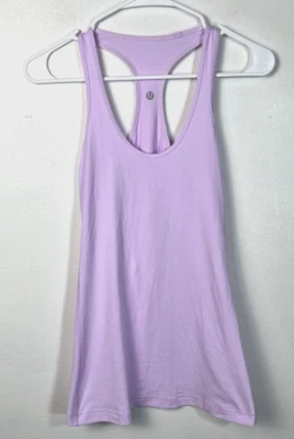 Regata feminina Lululemon 6 rosa claro legal racerback - Imagem 1 de 3