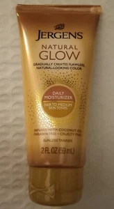 Jergens Natural Glow Daily Moisturizer Face Fair Medium Skin Tones 2 oz - Picture 1 of 2