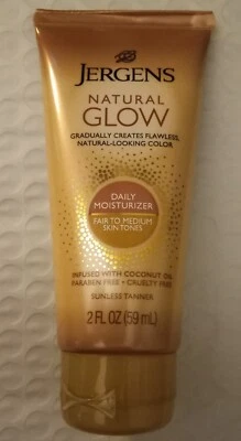 Jergens Natural Glow Daily Moisturizer Face Fair Medium Skin Tones 2 oz - Image 1 of 2