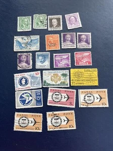 UNITED STATES CANAL ZONE LOT OF 20 Stamps,1-MNH,19 Used,VF, See Photos - Picture 1 of 10