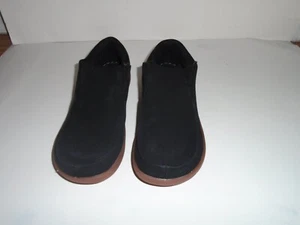 Herren Weite Minimalistische Barfuß Schwarz Slipper Turnschuhe Wanderschuh Größe 8 Neu - Bild 1 von 5