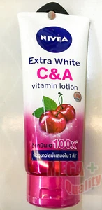 Nivea Extra White C and A Lotion Vitamin A 100x From Cherry Mint 320 ml - Picture 1 of 3