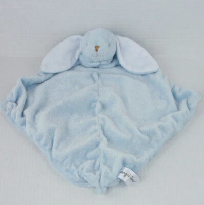 Angel Dear Blue Bunny Rabbit Lovey Sedosa Peluche Manta de Seguridad Esquinas Anudadas Foto 1 de 4