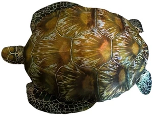 "ALMOHADA TORTUGA MARINA 30"" Cabela's Tree House Kids 2016 impresión gigante realista" - Imagen 1 de 5