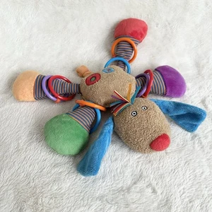 Jellycat Jelly Kitten Marrón Perro Sonajero Anillos Juguete de Actividad Bebé Peluche - Imagen 1 de 6