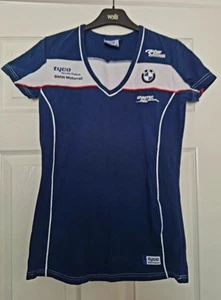 £0.99 BMW Motorrad Motorsport T Shirt Top Size 8-10 - Picture 1 of 5