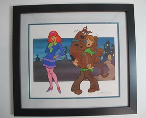 Scooby-Doo “Scooby Snacks” Ltd Ed Cel 678/1000 Signed Framed UV Glass - Picture 1 of 2