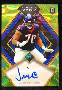 Wild Card Auto Mania Juice Scruggs 2023 AMSQ-A Auto RC #d 2/7 - Imagen 1 de 2