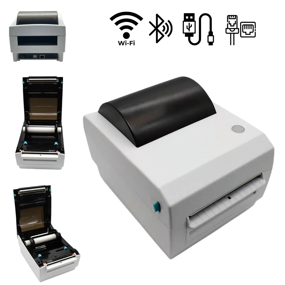 WIFI Industrial Thermal Label & Stencil Printer 4" (108mm) for Electro Etching - Image 1 of 4