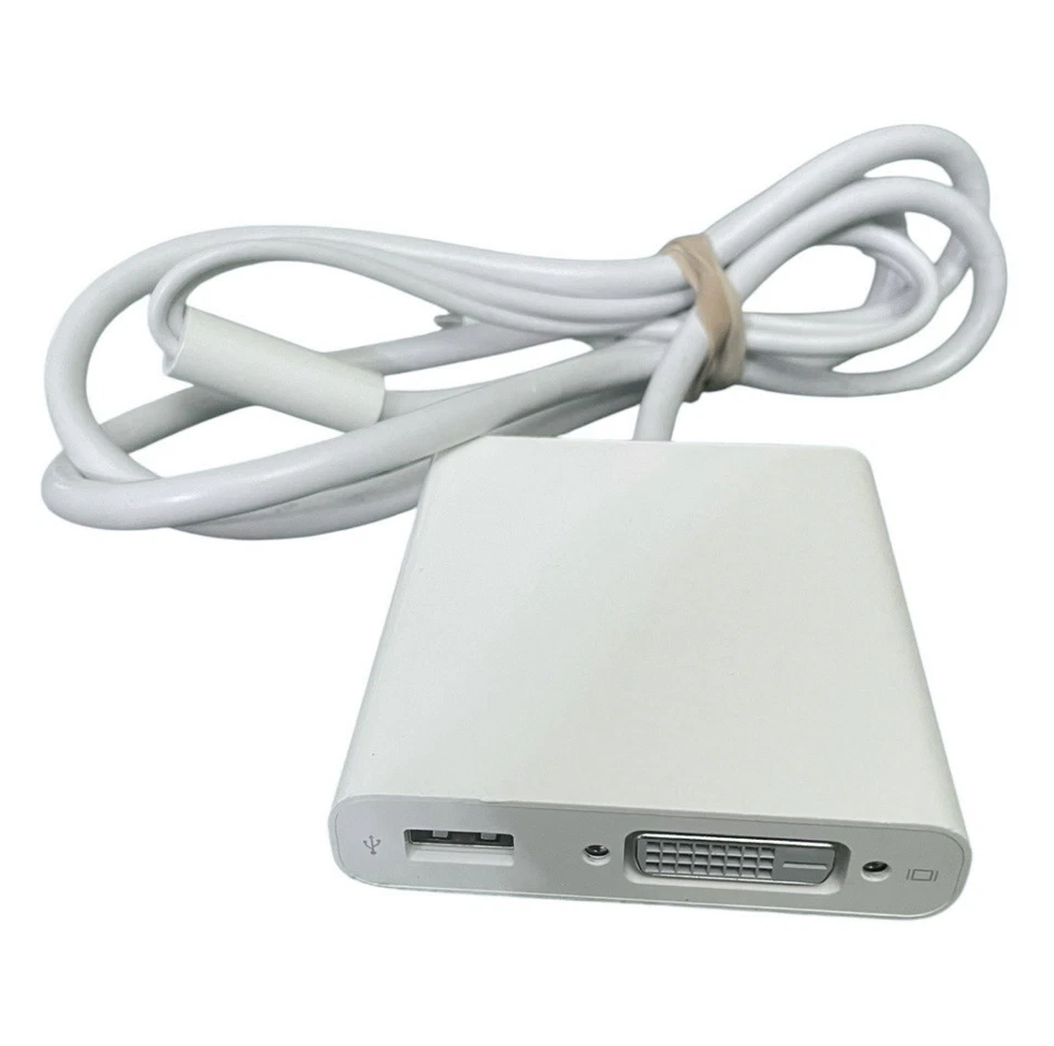 Apple A1306 Mini DisplayPort Display Port to Dual-Link DVI Video Adapter - Image 1 of 2