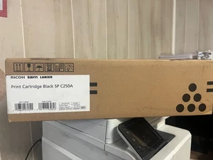 Ricoh 407539 SP C250A Schwarz Toner Open Box - versiegelter Beutel - Bild 1 von 1