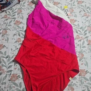 Summersalt Sidestroke Badeanzug Einteiler Größe 10 Colorblock - Bild 1 von 4