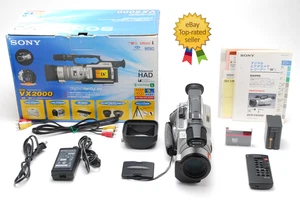 [NEAR MINT in Box ] Sony DCR-VX2000 Camcorder Silver 3CCD Mini DV From JAPAN - Picture 1 of 9