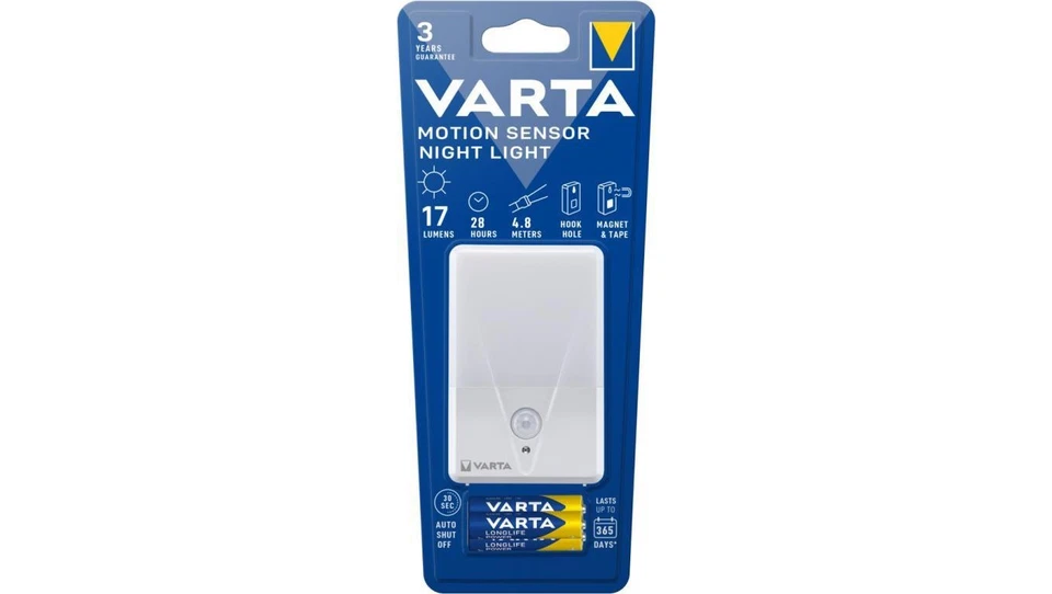 VARTA Motion-sensor 16624101421 Nachtlicht mit Bewegungsmelder LED weiß
