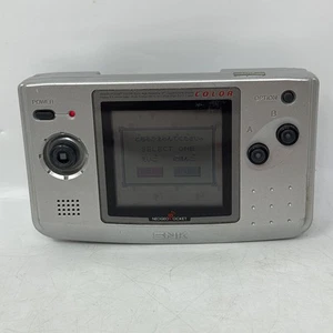 SNK Playmore Neo Geo Pocket Launch Edition platin-silbernes Handheld-System - Bild 1 von 7