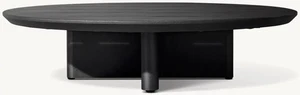Restoration Hardware Balmain 48 Inch Oval Coffee Table Cover Sand $250 - Picture 1 of 2