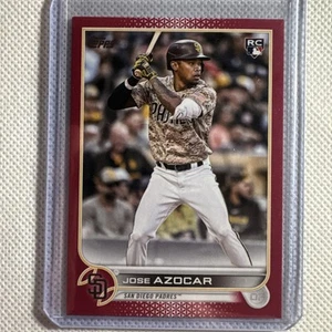 2022 Topps Update Jose Azocar #US280 Mother’s Day Pink /50 RC Padres - Picture 1 of 3