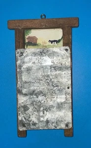 Tabla de lavar colgante de pared vista vaca - Imagen 1 de 5