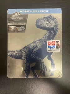 Jurassic World: Fallen Kingdom Bluray/DVD/Digital SteelBook BRAND NEW!!! - Picture 1 of 2