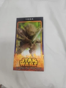 STAR WARS 2005 TOPPS VENGANZA DE LOS SITH WIDEVISION FLIX-PIX INSERTO 5 DE 10 YODA - Imagen 1 de 2