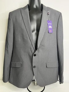 Savile Row Company Blazer Mens 42R Brixton 5667 Two Button Suit Jacket Smart - Picture 1 of 13