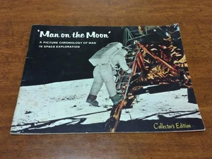 Vintage 1969 Man on the Moon Collectors Edition Souvenir Photo Booklet - Bild 1 von 11