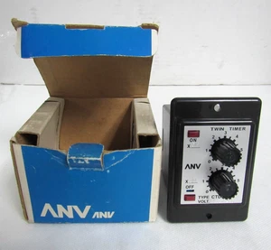 ANV TWIN TIMER CTDV-Y 12M/30M 110 VAC 50/60 HZ - Picture 1 of 10
