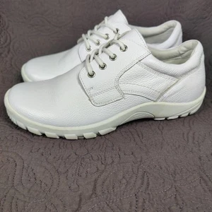 Spring Step Berman Pro Leather Slip Resistant White Shoes Men's9.5-10, EU 43 - Picture 1 of 11