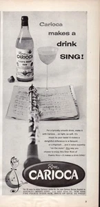 Ron Carioca Rum Print Ad 1954 Puerto Rican Rum Schenley Import Corp New York - Picture 1 of 1