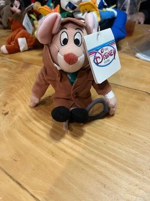 Novo com etiquetas Disney Beanie Baby-Basil de The Great Mouse Detective - Imagem 1 de 4